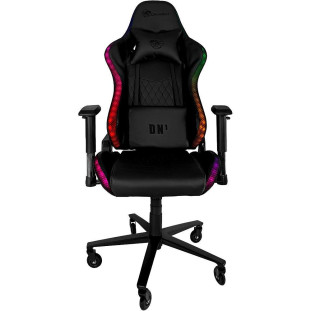 Cadeira Gamer DN1 RGB Preto Rodas de Silicone (003895)