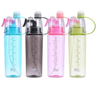 Garrafa Esportiva com Spray 400ml 