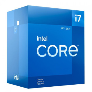 Processador Intel Core i7 12700F 2,1GHz (4.9GHz Turbo), 12ª Geração, 12-Cores 20-Threads, LGA 1700, Com Cooler