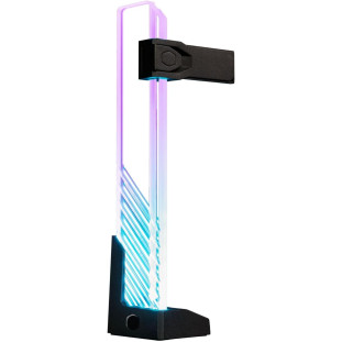 Cooler Master MasterAccessory ARGB Suporte de GPU, vidro temperado ARGB, suporte universal para GPU, várias orientações